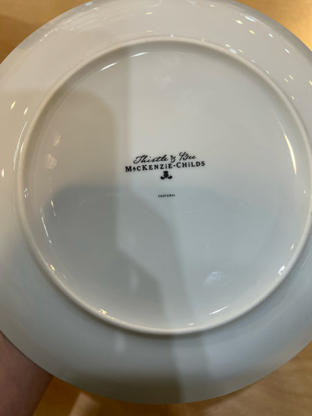 MacKenzie-Childs “Thistle & Bee” Iris Plate