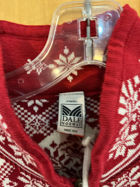 NWT Dale of Norway "Christiania" Red Sweater