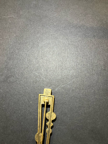 Patricia Locke Bronze Arrow Brooch