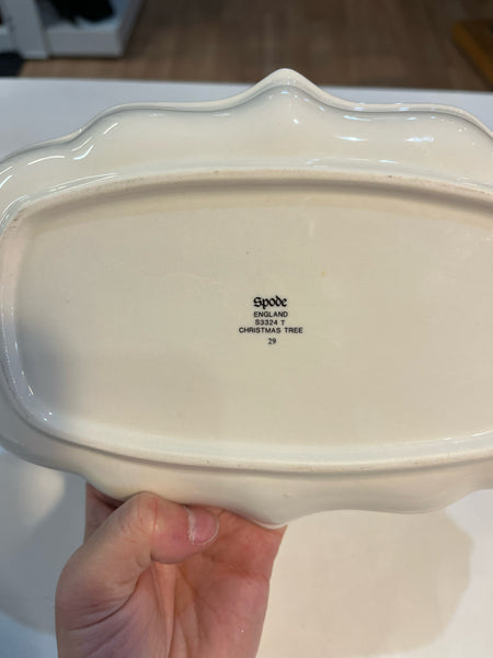 Spode Christmas Ogee Dish