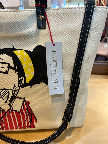 Frances Valentine “Katy” Canvas Tote Bag