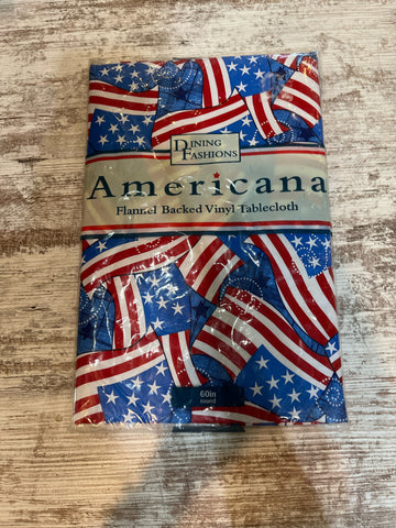 American Flag Tablecloth