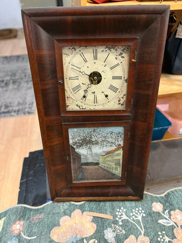 Vintage Chauncey Jerome Haven Ogee Shelf Clock