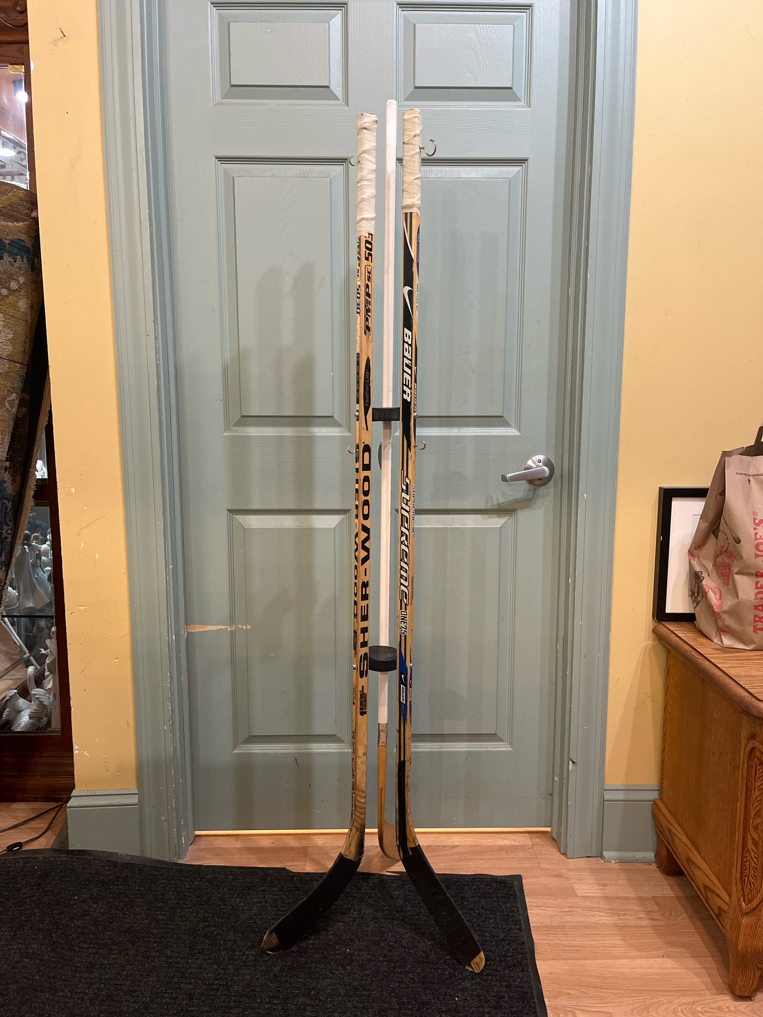 Hockey Stick Coat Rack