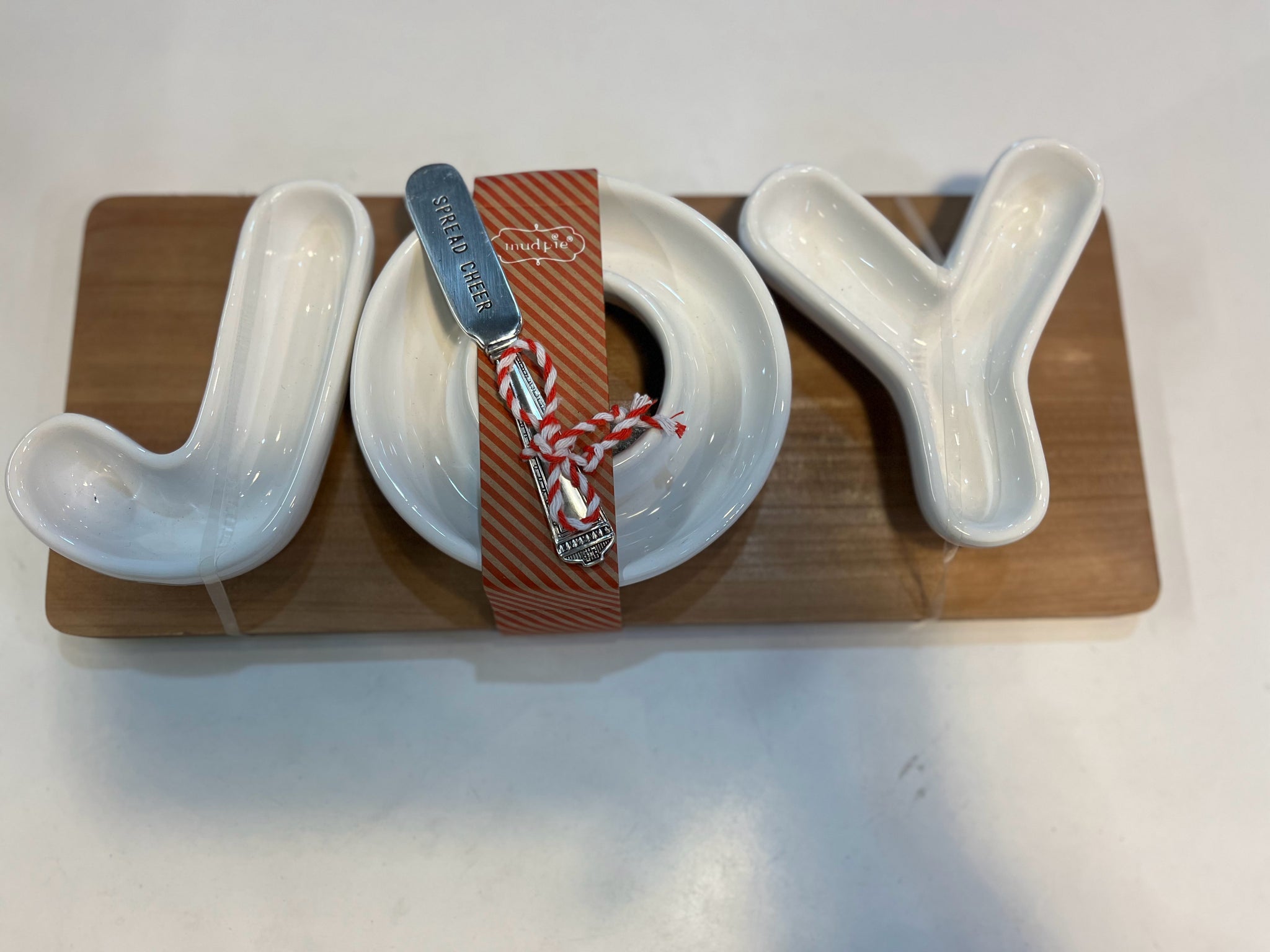 Mudpie "JOY" Platter Set