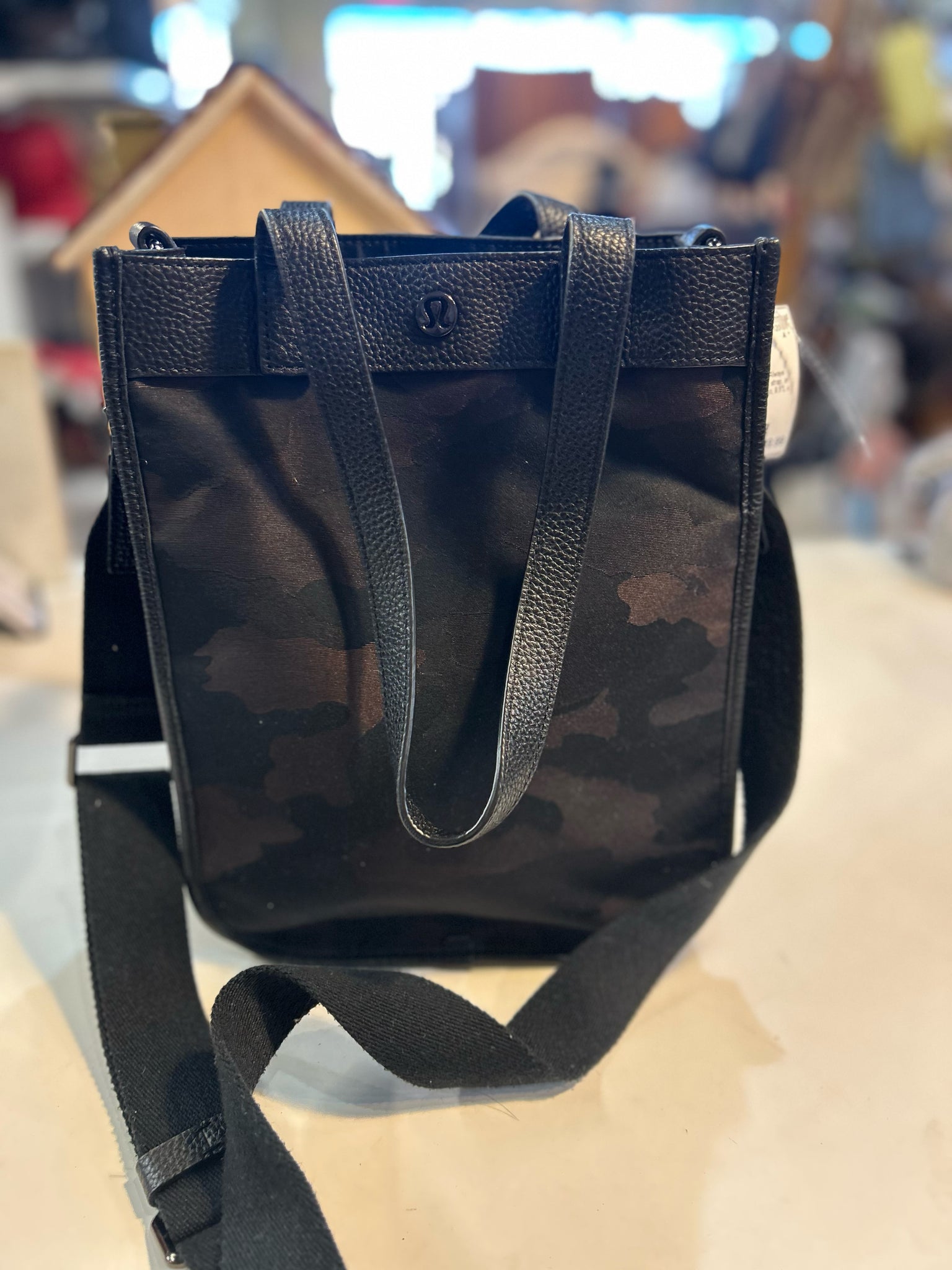 Lululemon Camo “Now & Always Tote"