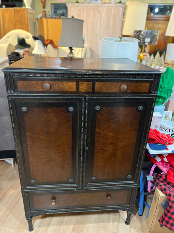 Tall Dark Brown Chest