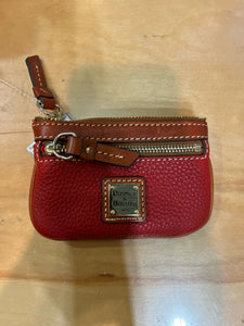 Red Dooney & Bourne Leather Coin Wallet