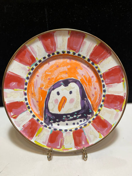 MacKenzie-Childs Penguin Plate