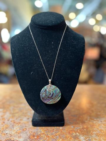 Sterling Abalone Necklace