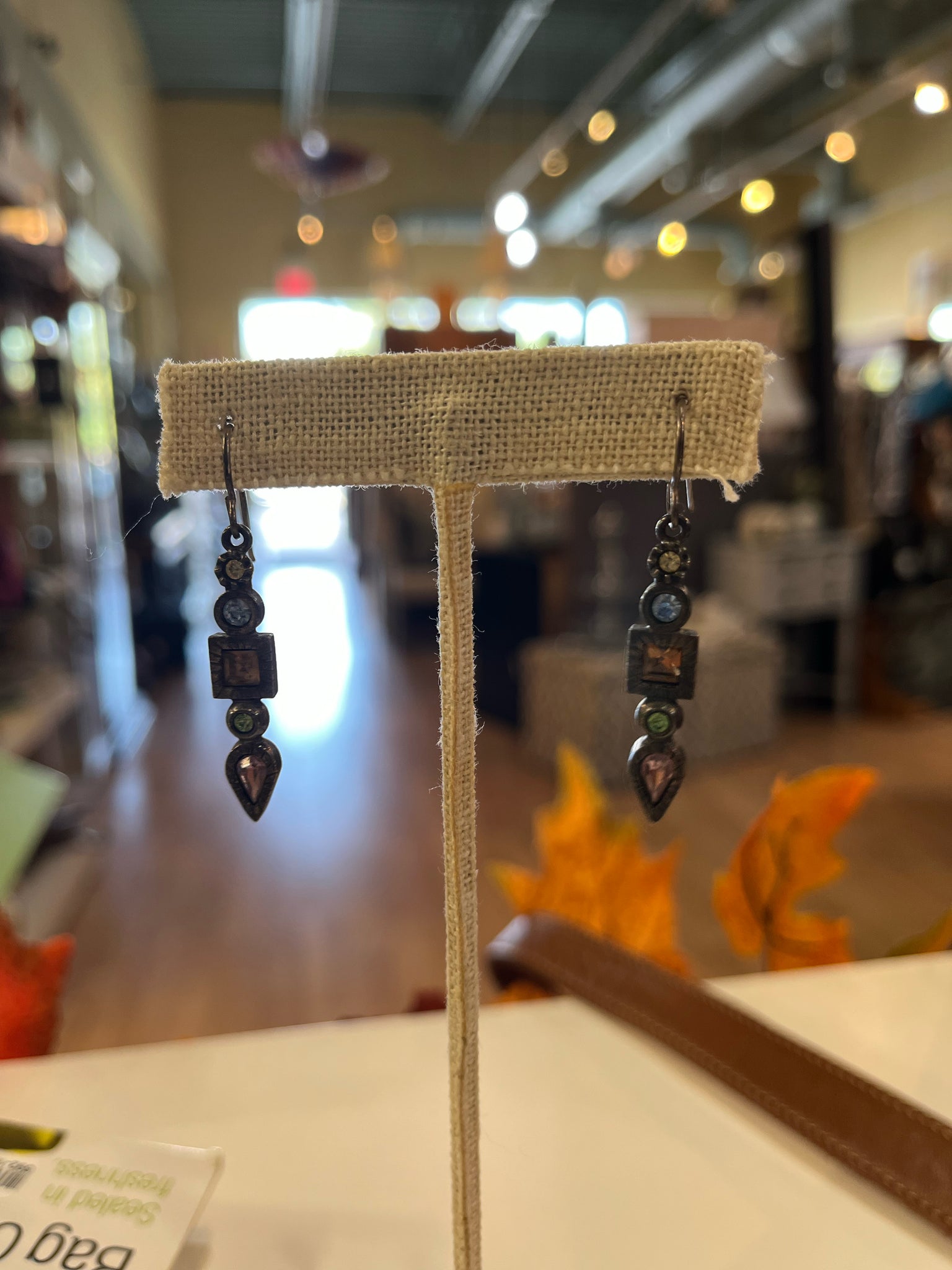 Patricia Locke Multi-color Dangling Earrings