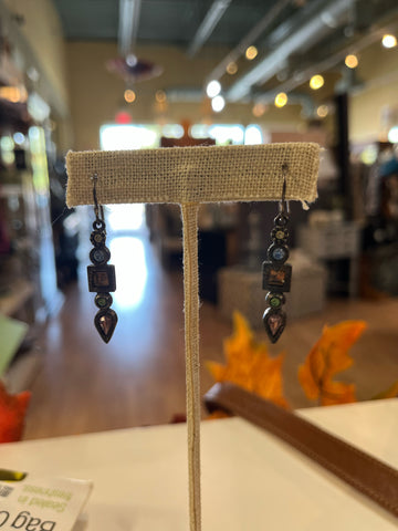 Patricia Locke Multi-color Dangling Earrings