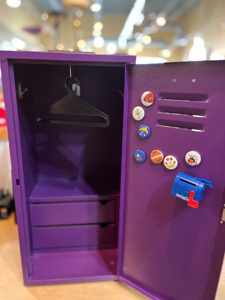 American Girl Purple Locker