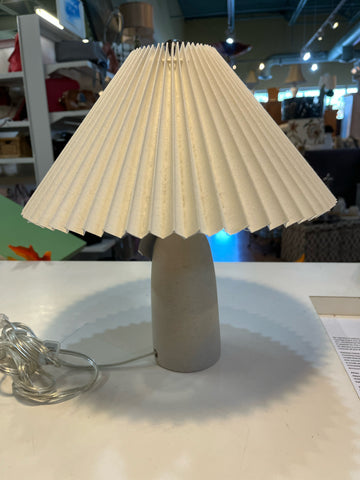 West Elm “Louis Table” Cream Lamp
