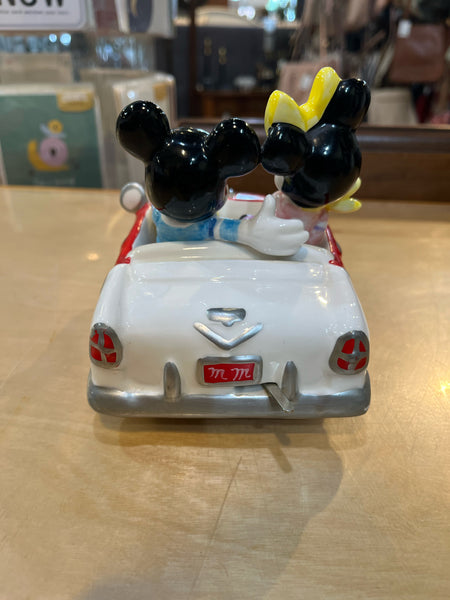 Vintage Disney Mickey & Minnie Red Car Music Box
