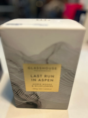 Glasshouse Fragrances "Last Run in Aspen" Candle