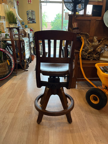 Vintage Wooden Chair Stool