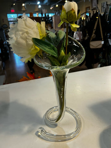Hand Blown Lily Vase