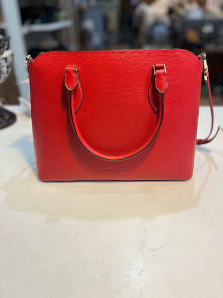 Kate Spade Red "Darcy Small Satchel" Handbag