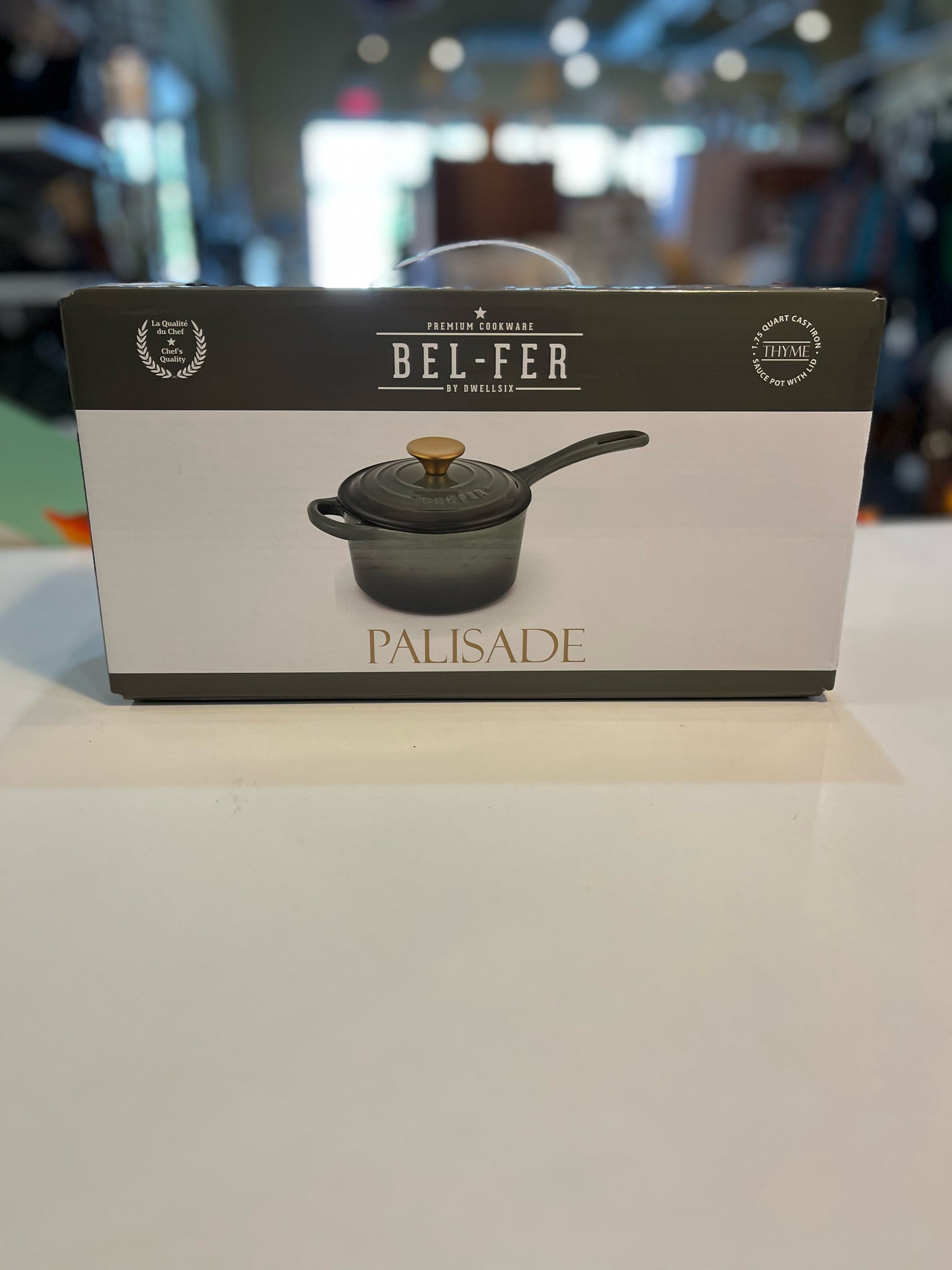 NIB Bel-Fer Cast Iron 1.75 Qt Pot