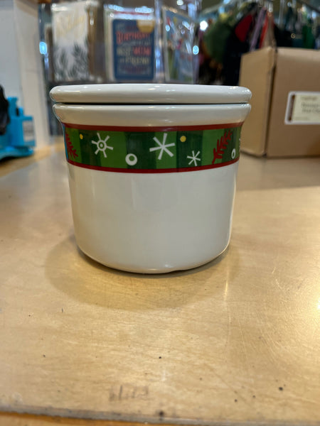 Longaberger "Holiday One Pint Crock"