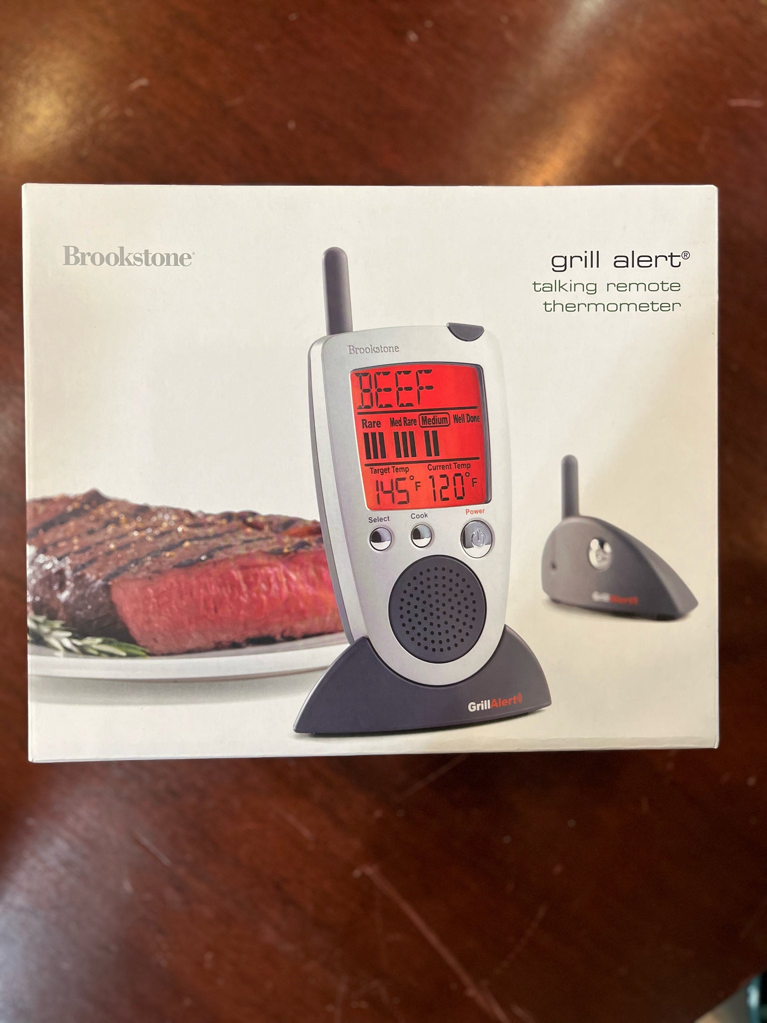 Brookstone Grill Alert Meat Thermometer