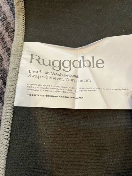 New Ruggable Gray Rug Runner