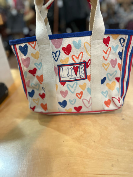 Brighton Heart Canvas Handbag