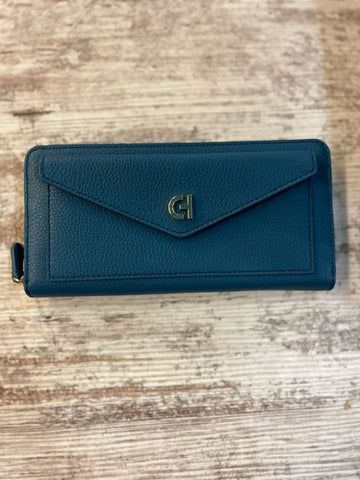 Cole Haan Blue Leather Wallet