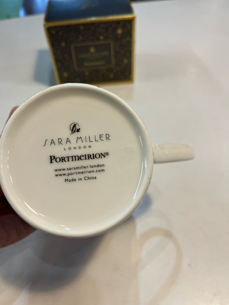 NIB Sara Miller X Portmeirion Holiday Mug