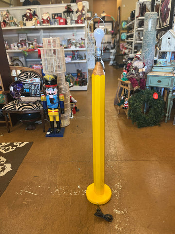 Yellow Pencil Floor Lamp