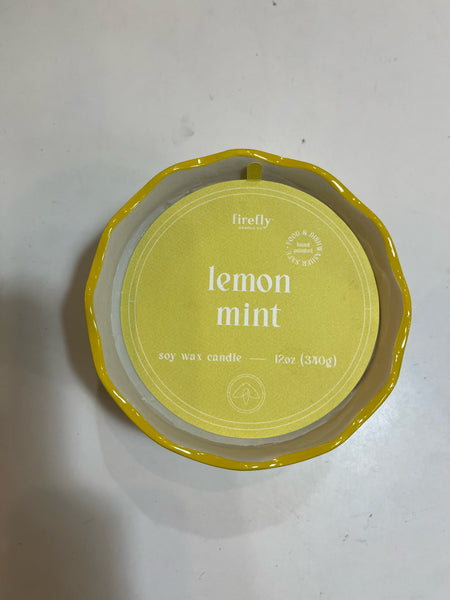 Firefly Lemon Mint Candle