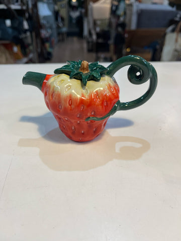 Fitz & Floyd  Strawberry Teapot