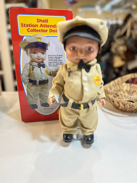 Shell Station Attendant Doll
