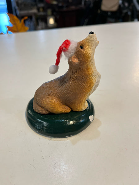 Vintage Byers Choice Carolers "Beige Dog" Figurine