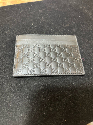 Gucci MicroGussima Leather Cardholder