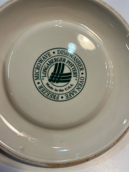 Longaberger "Traditional Holly" Candle Holder