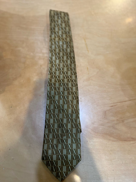 Tiffany & Co. Gold Pattern Tie