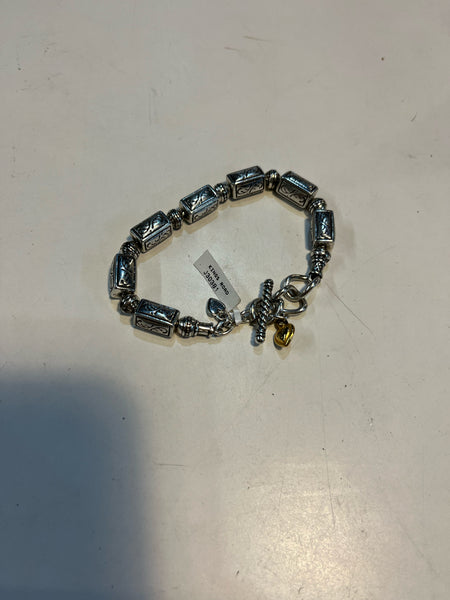 NWT Brighton Etched Cuboid Link Bracelet