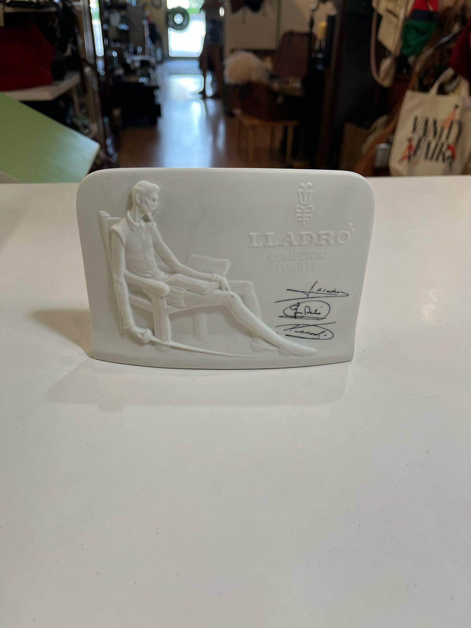LladroCollectors Society Don Quixote Signed Figurine