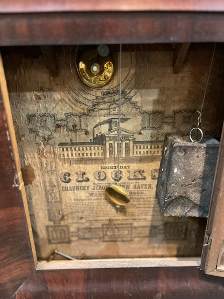 Vintage Chauncey Jerome Haven Ogee Shelf Clock