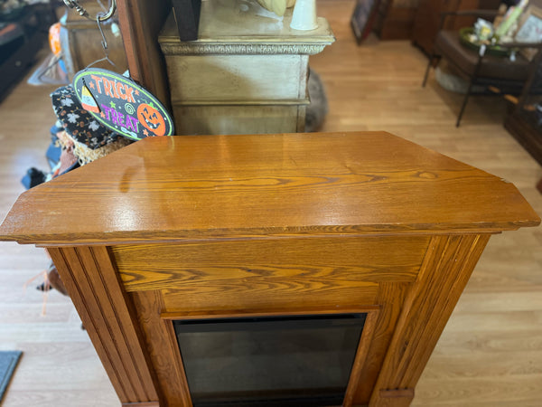 Warm Oak Electric Fireplace