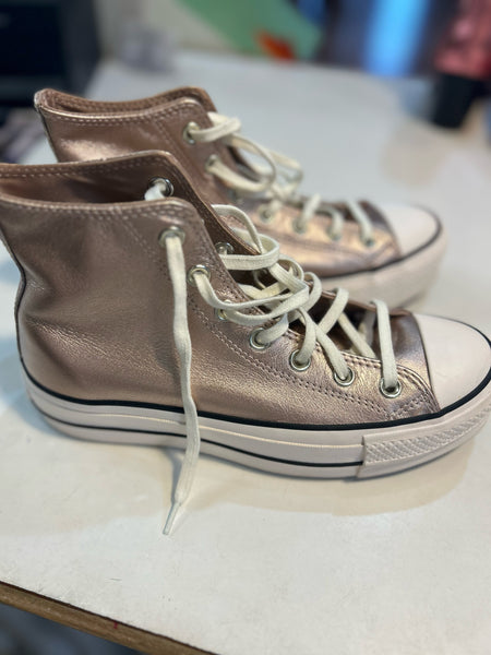Gold Converse Chuck Taylors