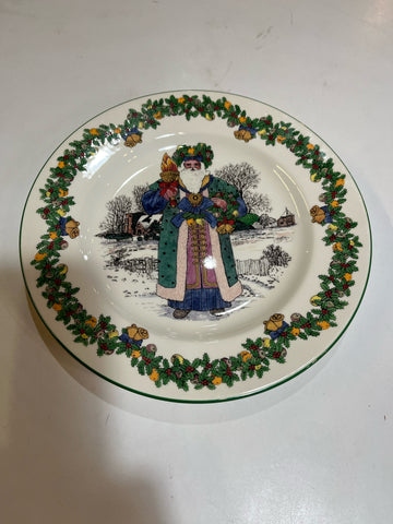 Spode Santas Around the World “British Santa” Plate