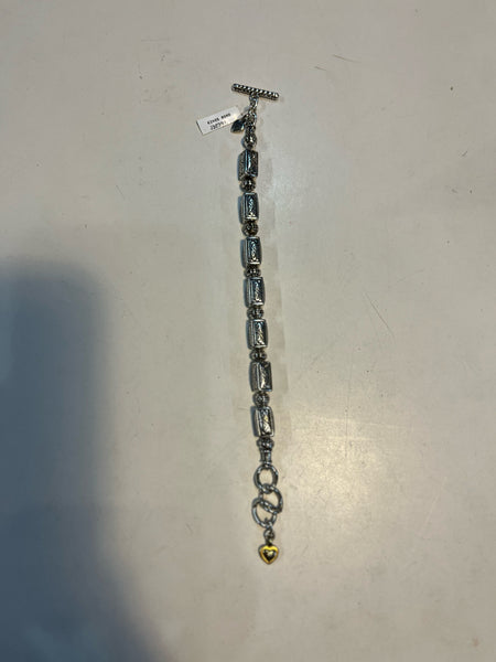 NWT Brighton Etched Cuboid Link Bracelet