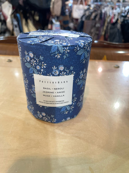 Pottery Barn Basil & Neroli Candle