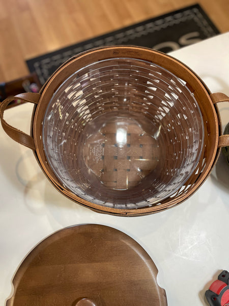 Longaberger Round Brown "American Works" Basket