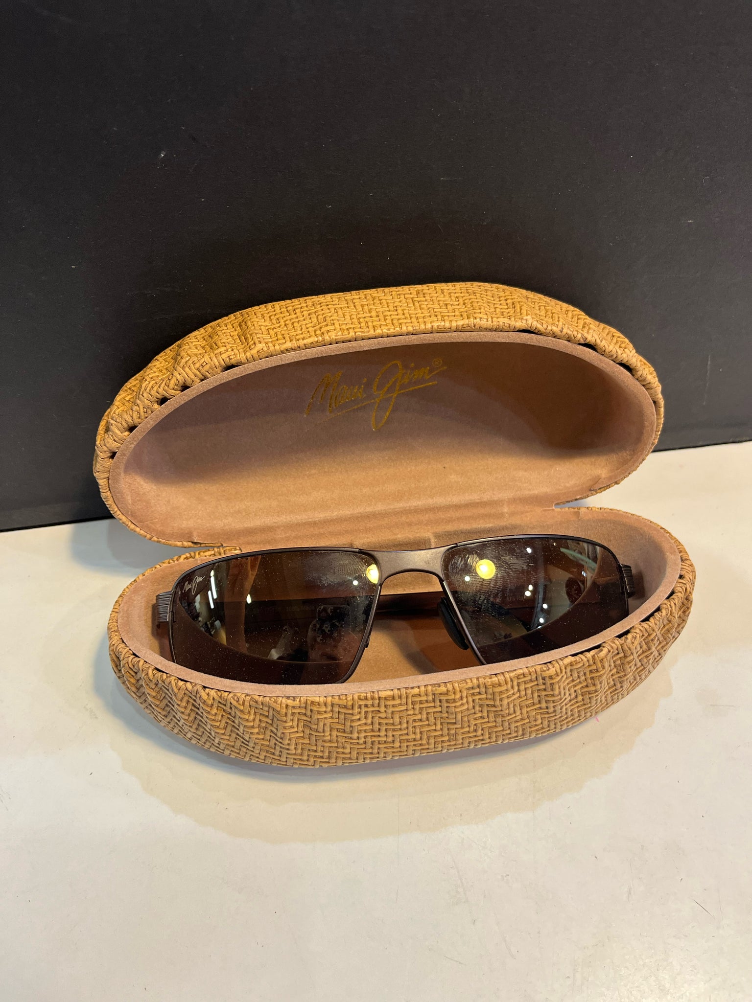 Maui Jim Castaway Matte Brown Sunglasses