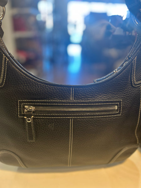 Coach Black Leather Shoulder Handbag