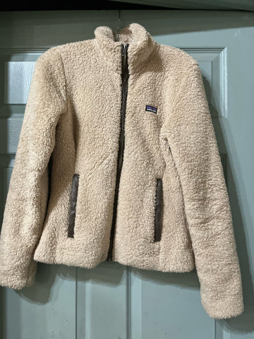 Patagonia Beige Sherpa Sweatshirt